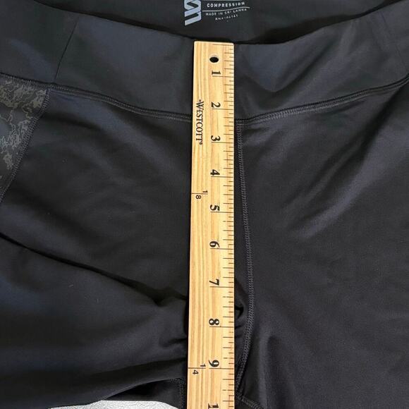 Second Skin Quatroflx Ankle Tight High Gauge Compression Mid Rise Black Size XL - Picture 10 of 12